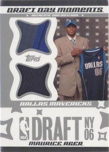 2006-07 Topps Big Game - Maurice Ager #DDMJB-MA