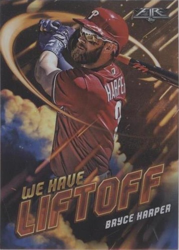 2021 Topps Fire - Bryce Harper #WHL-14