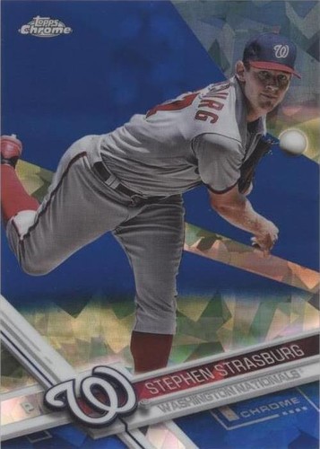2017 Topps Chrome Sapphire Edition - Stephen Strasburg #38