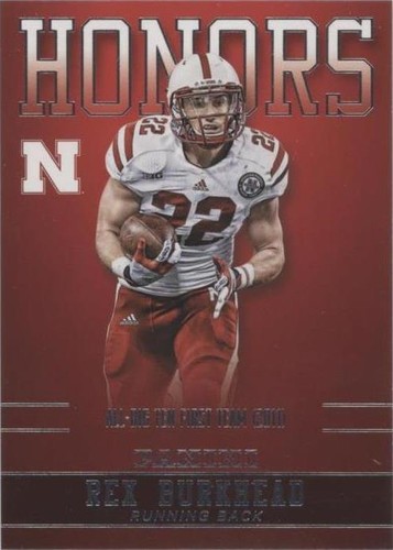 2015 Panini Nebraska Cornhuskers Rex Burkhead #RB-NEB