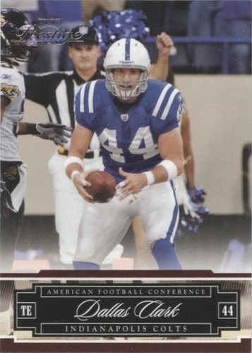 2007 Playoff Prestige Dallas Clark #68