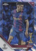 2021-22 Topps Chrome UCL Sapphire Edition Pedri #89