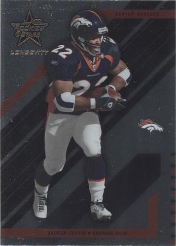 2004 Leaf Rookies & Stars Longevity Quentin Griffin #29