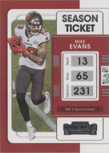 2021 Panini Contenders Mike Evans #92