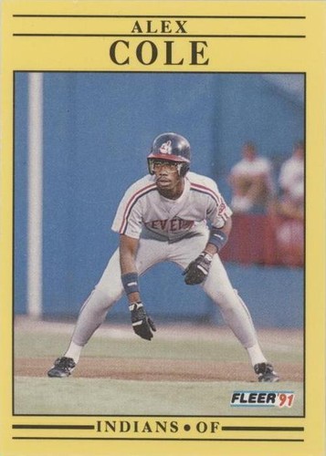 1991 Fleer - Alex Cole #365