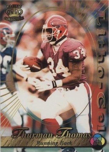 1996 Pacific Litho-Cel Thurman Thomas #LITHO-14