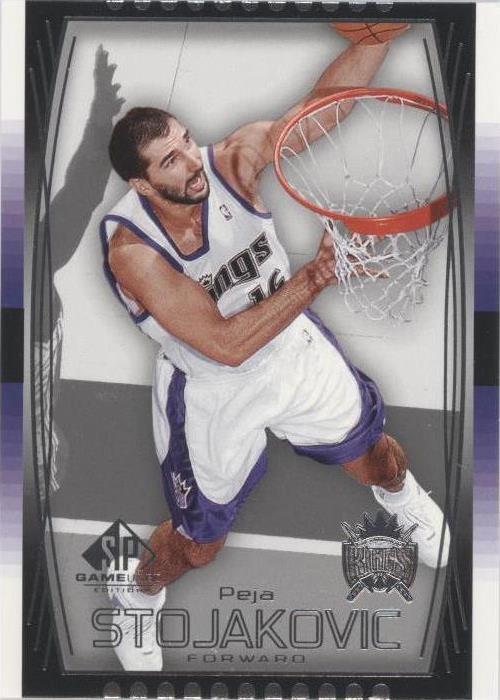 2004-05 SP Game Used - Peja Stojakovic #50