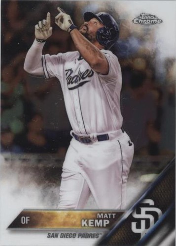 2016 Topps Chrome - Matt Kemp #74