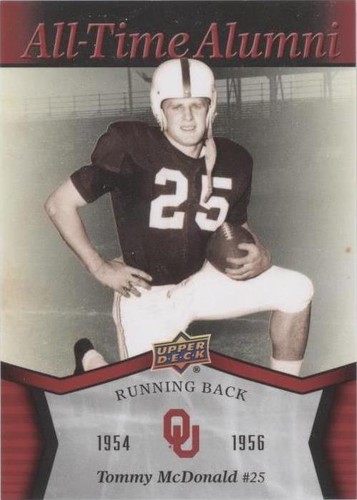 2011 Upper Deck University of Oklahoma Tommy McDonald #ATA-TM
