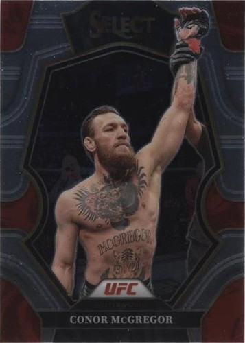 Conor McGregor 2023 Panini Select UFC Red and Blue Prizm