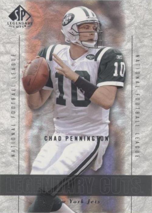 2002 SP Legendary Cuts Chad Pennington #11