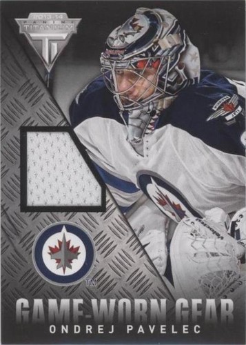 2013-14 Panini Titanium - Ondrej Pavelec #GG-OPV