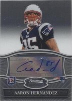 2010 Bowman Sterling Aaron Hernandez #BSA-AH