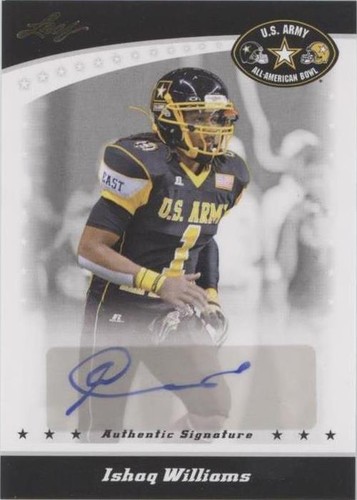 2011 Leaf U.S. Army All-American Bowl Ishaq Williams #BA-IW1