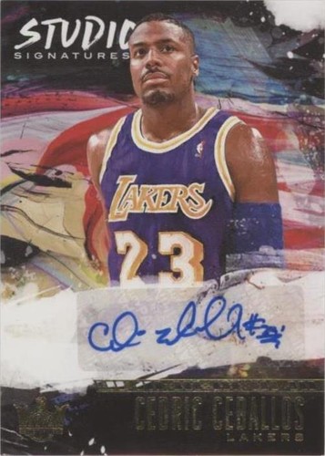 2018-19 Panini Court Kings - Cedric Ceballos #ST-CCB
