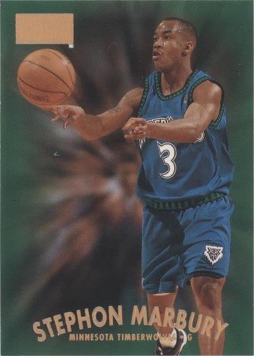 1997-98 Skybox Metal Universe Stephon Marbury #55 Minnesota