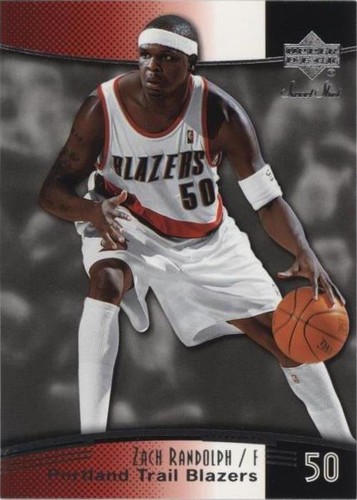2004-05 Upper Deck Sweet Shot - Zach Randolph #72