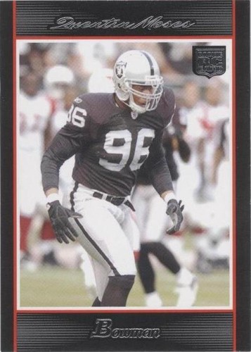 2007 Bowman Quentin Moses #182