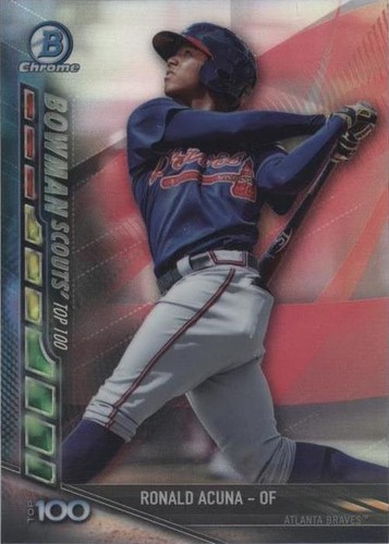 2017 Bowman Chrome - Ronald Acuña Jr. #BSU-RA