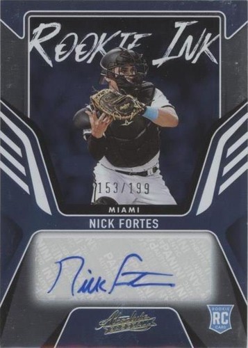 2022 Panini Absolute - Nick Fortes #RKI-NF