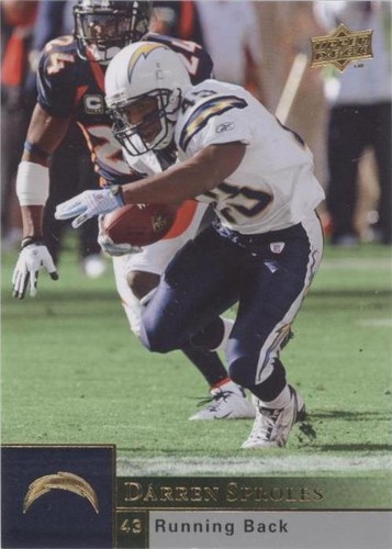 2009 Upper Deck Darren Sproles #163