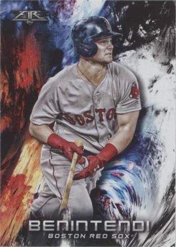2018 Topps Fire - Andrew Benintendi #169