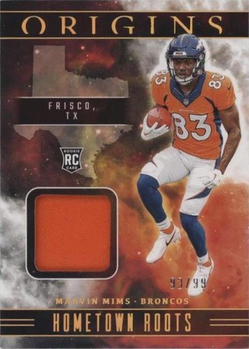 2023 Panini Origins Marvin Mims #HR-MM