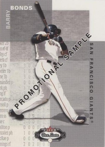 2002 Fleer Box Score - Barry Bonds #124