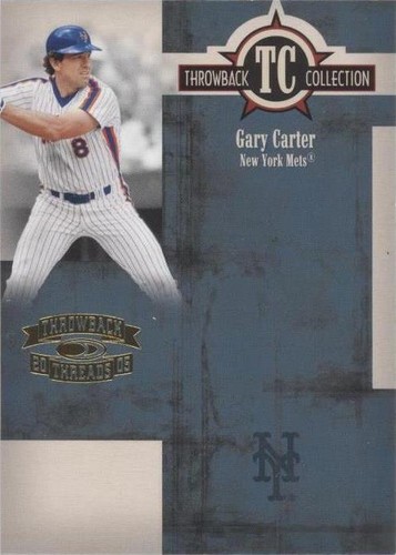 2005 Donruss Throwback Threads - Gary Carter #TC-8