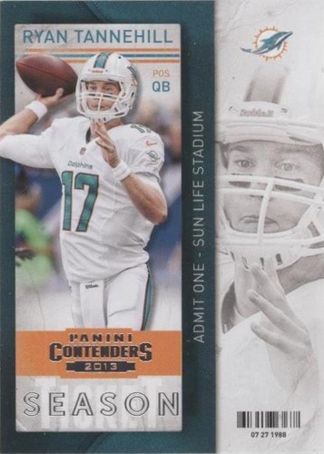 2013 Panini Contenders Ryan Tannehill #40