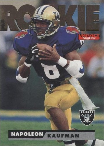 1995 Skybox Impact Napoleon Kaufman #182