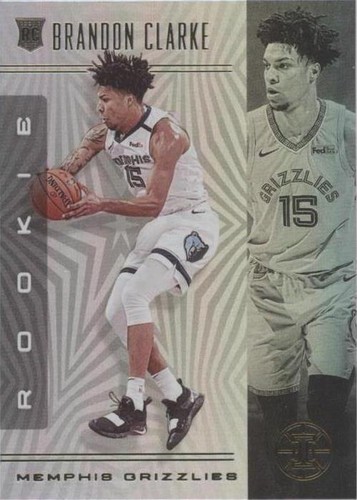 2019 Panini Contenders DP #71 - Brandon Clarke RC AUTO