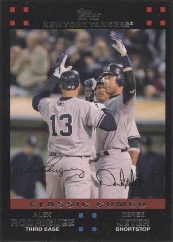 2007 Topps - Alex Rodriguez Derek Jeter #657