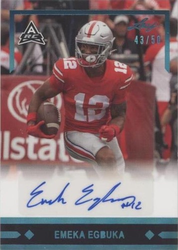 2021 Leaf Memories Emeka Egbuka #GLR-EE1
