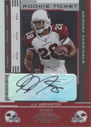 2005 Playoff Contenders J.J. Arrington #142
