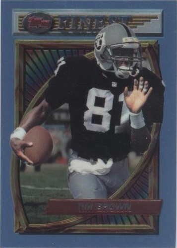 1994 Topps Finest Tim Brown #116