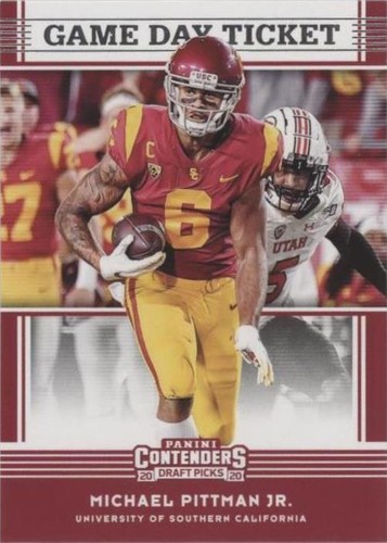 2020 Panini Contenders Draft Picks Michael Pittman Jr. #19