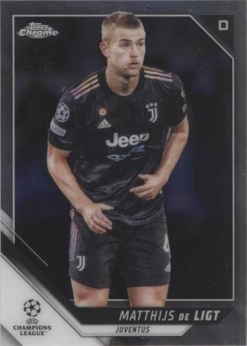 2021-22 Topps Chrome UCL Matthijs de Ligt #61