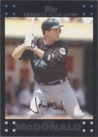2007 Topps Updates & Highlights - John McDonald #UH118