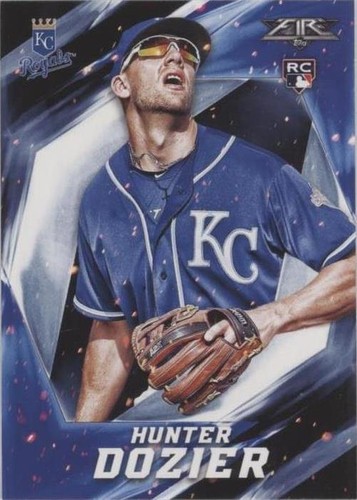 2017 Topps Fire - Hunter Dozier #144