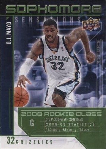 2009-10 Upper Deck - O.J. Mayo #SS-OM