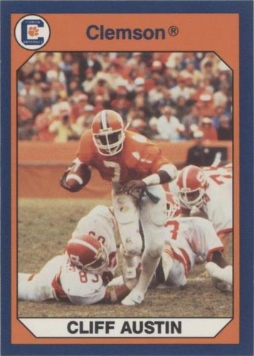 1990 Collegiate Collection Clemson Tigers Cliff Austin #51