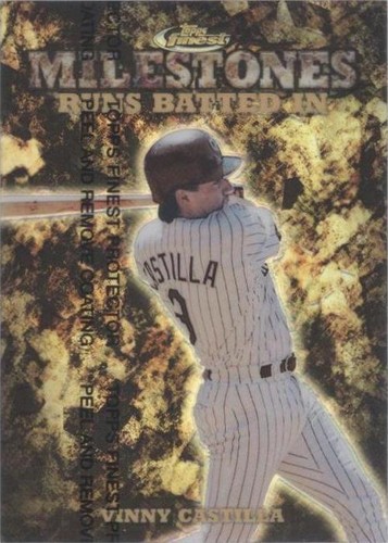 1999 Topps Finest - Vinny Castilla #M26