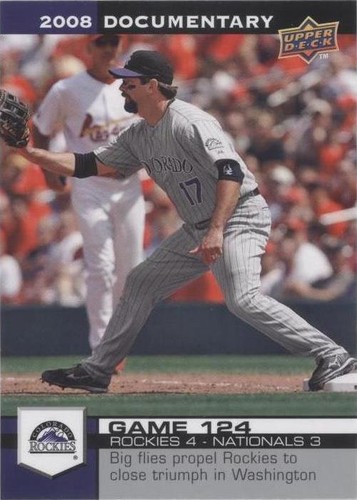2008 Upper Deck Documentary - Todd Helton #3660