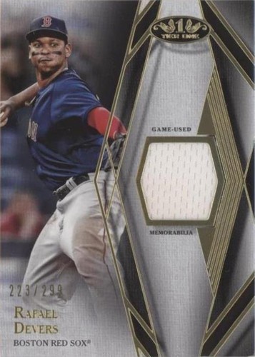 RAFAEL DEVERS On Card Auto /25 2024 Topps Tier One Red Sox