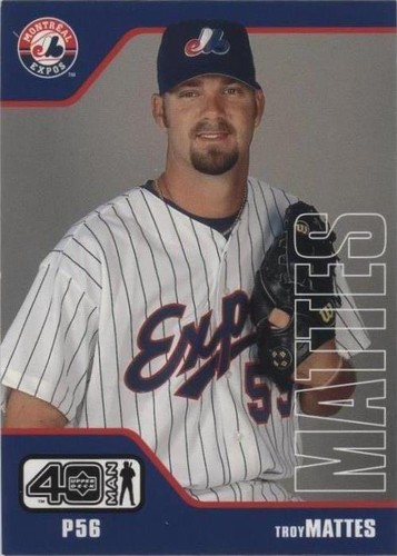 2002 Upper Deck 40 Man - Troy Mattes #722