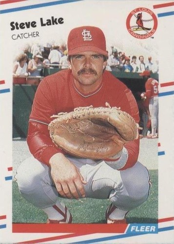 1988 Fleer - Steve Lake #38