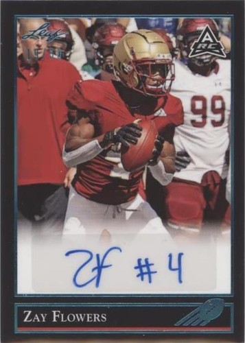 2021 Leaf Memories Zay Flowers #BG-ZF1