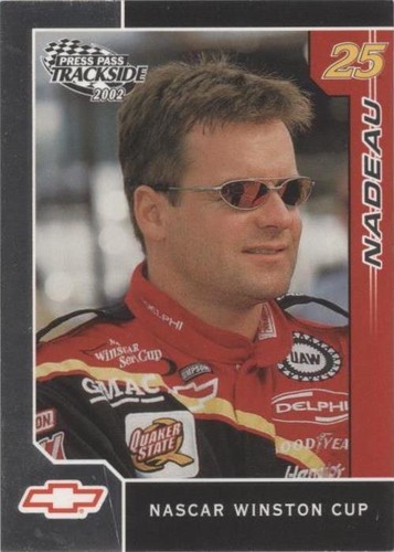 2002 Press Pass Trackside - Jerry Nadeau #9