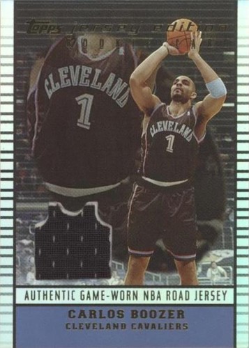 2002-03 Topps Jersey Edition - Carlos Boozer #JE CB